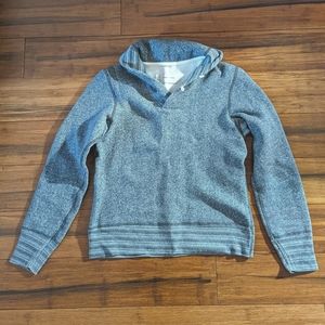 Wings and Horns Shawl Collar Fleece Sweatshirt